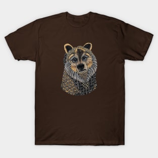 Grizzly Bear Totem Animal T-Shirt